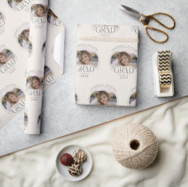 Papel De Presente Turma Personalizada de Creme de 2026 Foto de Forma