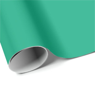 Papel De Presente Turquesa Vibrante