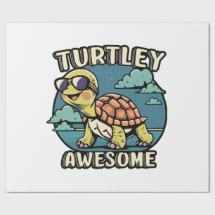 Papel De Presente Turtley Incrível