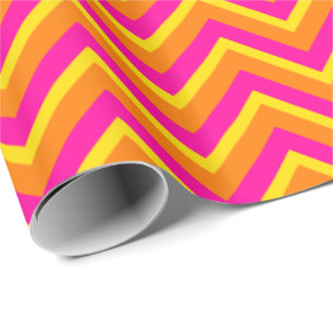 Papel De Presente Tutti Frutti Chevron 21-Gift Wrapping Paper