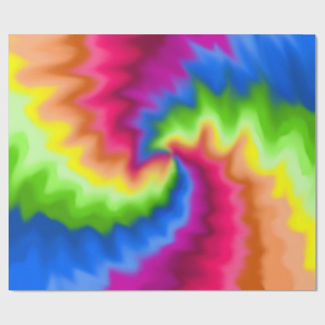 Papel De Presente TyeDye (Aberto)