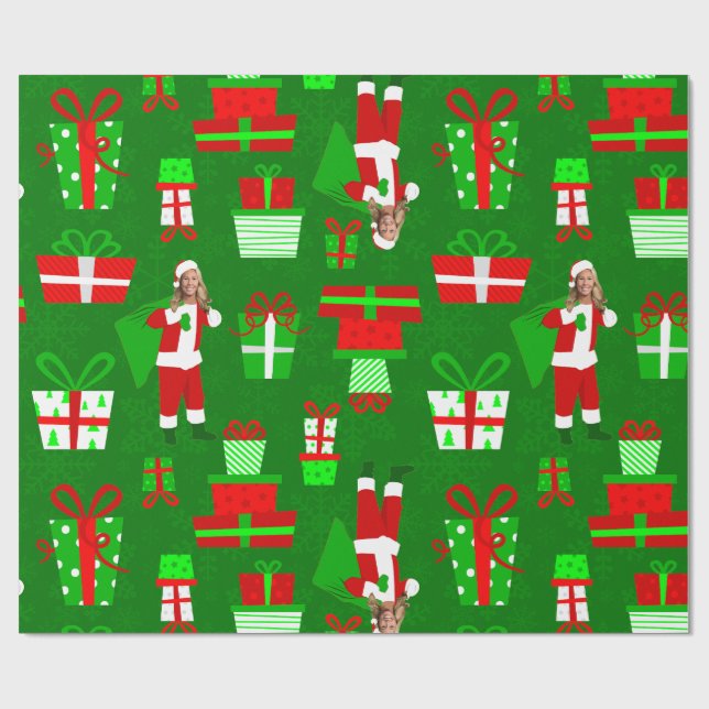 Papel De Presente ugly christmas Marjorie Taylor Greene santa (Aberto)