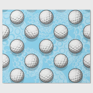 Papel De Presente Ultimo Golf Party Blue