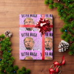 PAPEL DE PRESENTE ULTRA MAGA TRUMP CHRISTMAS KISS<br><div class="desc">PAPEL DE TRUMP KISS PINK GLITTER ULTRA MAGA</div>