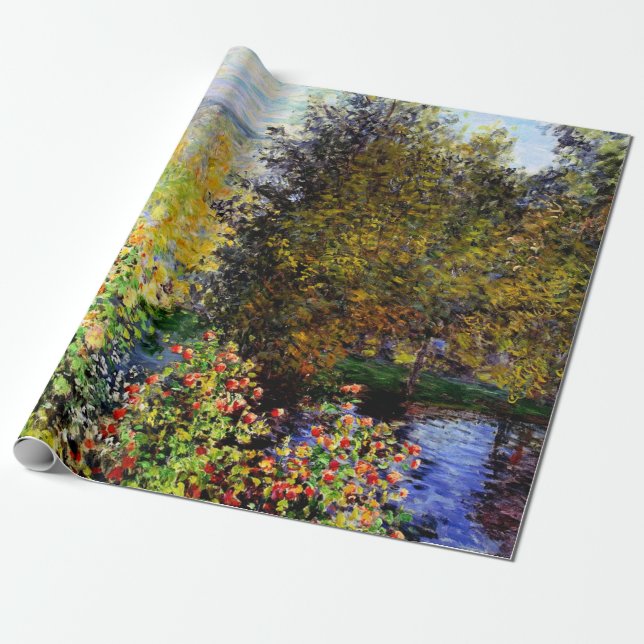 Papel De Presente Um canto do jardim em Montgeron (Desenrolado)