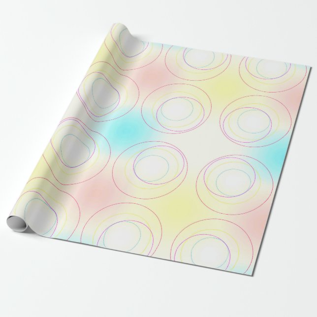 Papel De Presente Um Corpo de Círculos (Desenrolado)
