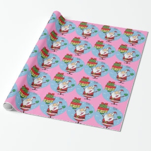 Papel De Presente Um desenho animado da ideia de presente de Natal E