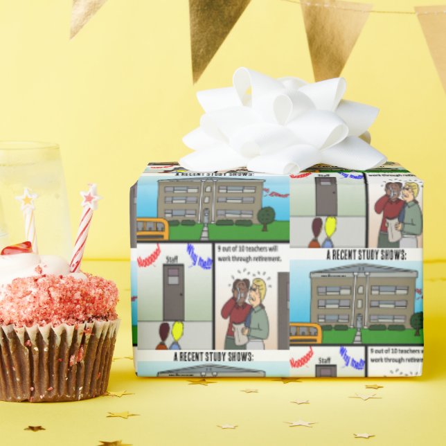 Papel De Presente Um estudo recente sobre o papel de enrolar do adol (Festa de aniversário)