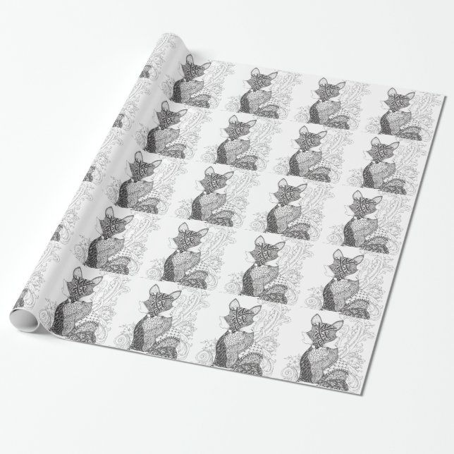 Papel De Presente Um Fox Foxy (Desenrolado)