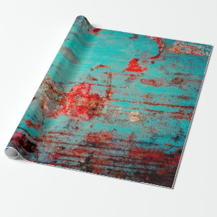Papel De Presente Um fundo de turquesa forte. Sangue, manchas