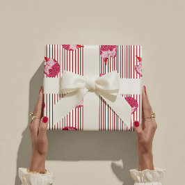 Papel De Presente Um Gatinho Rosa Bobo de 1º Aniversário