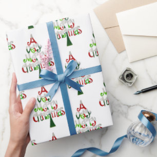 Papel De Presente Um Natal muito feliz