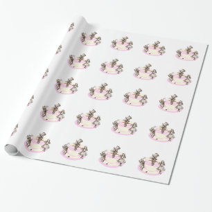 Papel De Presente Um original louco do tea party