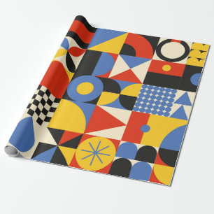Papel De Presente Um padrão perfeito no estilo neogeo. Geométrico si