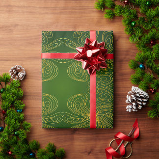 Papel De Presente Um padrão simétrico abstrato com linhas orgânicas