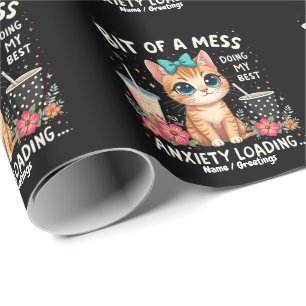 Papel De Presente Um pouco bagunçado, fazendo o meu melhor ansiedade