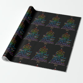 Papel De Presente Um Salvador é Nascido Lucas 2-11 Embrulho de Natal