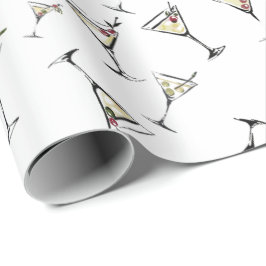 Papel De Presente Um tini pouco mais velho Martini Cocktail Aniversá