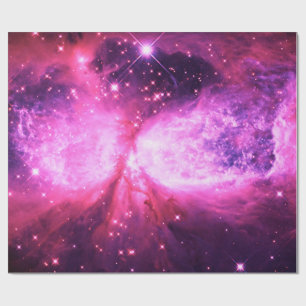 Papel De Presente Uma estrela é Nascer rosa púrpura