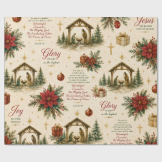 Papel De Presente Uma Noite de Milagres | O Natal de Jesus