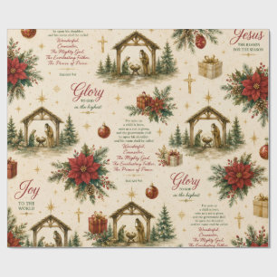 Papel De Presente Uma Noite de Milagres O Natal de Jesus