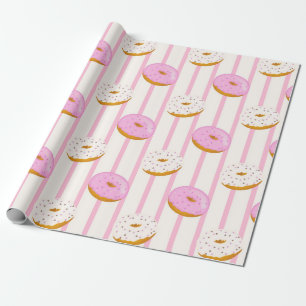 Papel De Presente Uma Série de Design de Donut 3