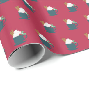 Papel De Presente Uma taça de deixar nevar