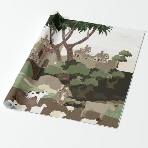 Papel De Presente Uma vila na Idade Média