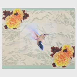 Papel De Presente UMMINGBIRD MARIGOLD WrapPaper