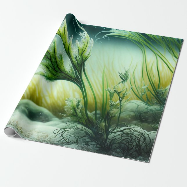 Papel De Presente Underwater Majesty (Desenrolado)