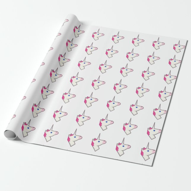 Papel De Presente unicorn emoji (Desenrolado)