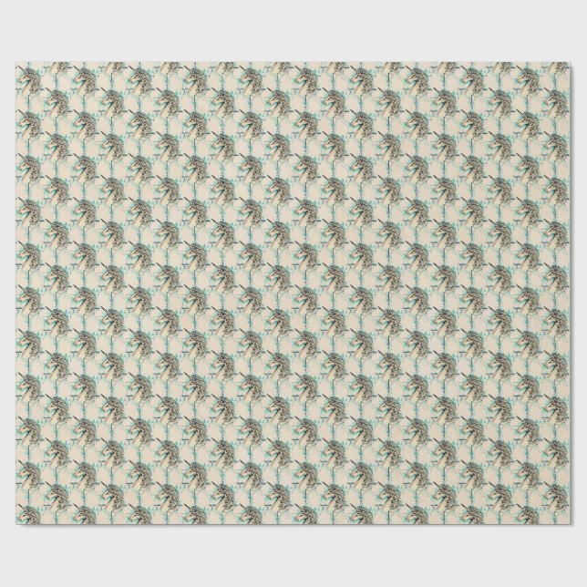 Papel De Presente Unicórnio (Aberto)