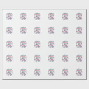 Papel De Presente Unicórnio Clube de Lindos Celestiais Produto Estil