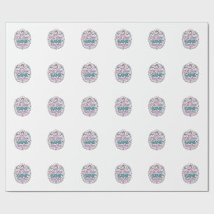 Papel De Presente Unicórnio Comer Dormir Jogo Unicórnio Impressão Di