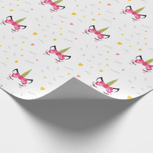 Papel De Presente Unicórnio De Dormir Magia