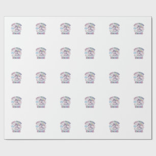 Papel De Presente Unicórnio Pequeno Unicórnio de Clima Design Gráfic