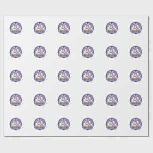 Papel De Presente Unicórnio Pixel Unicórnio Poder POD Roupas Prontas