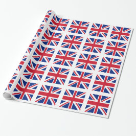 Papel De Presente Union Jack - bandeira do Reino Unido