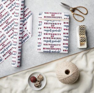 Papel De Presente Universidade do Mississippi Tipo de bloco