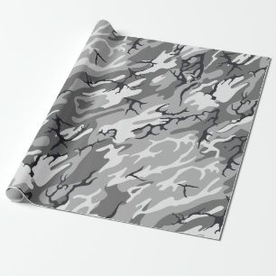Papel De Presente Urban Camo
