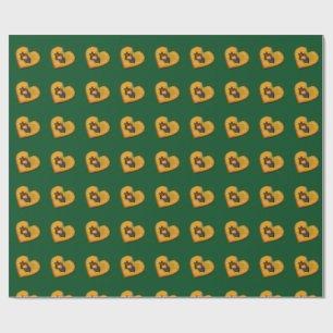 Papel De Presente Urso Castanho
