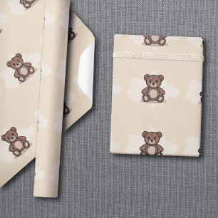 Papel De Presente Urso de Teddy