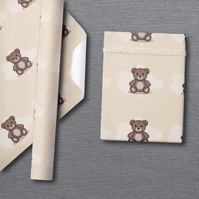 Papel De Presente Urso de Teddy (Teddy Bear Wrapping Paper)