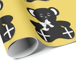 Papel De Presente Urso de ursinho Cornish da bandeira