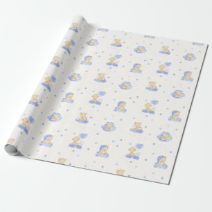 Papel De Presente Urso do alfabeto