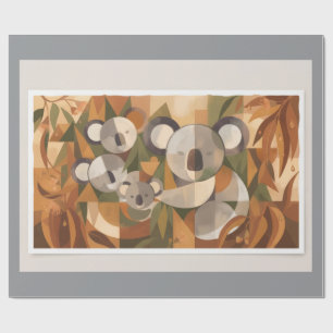 Papel De Presente Urso Koala