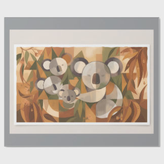 Papel De Presente Urso Koala