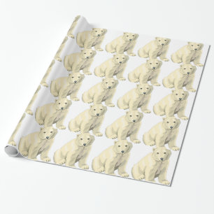 Papel De Presente Urso Polar do fofinho