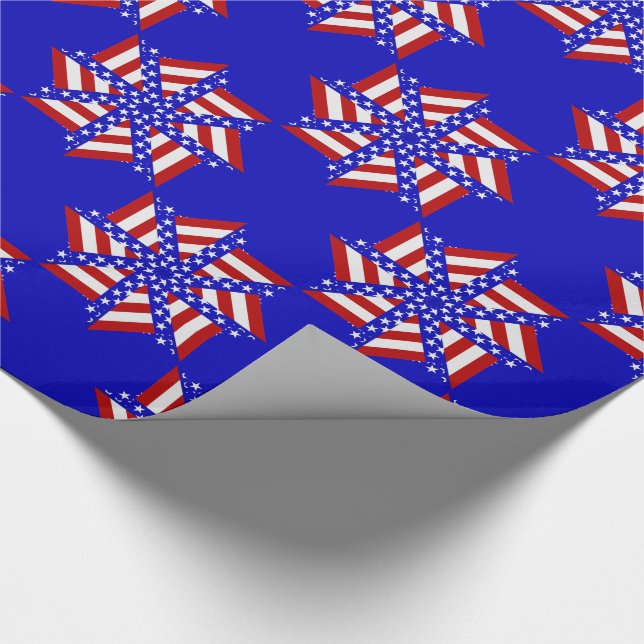 Papel De Presente USA Flag Teabag Folding s14B-GIFT WRAPPING PAPER (Ponta)