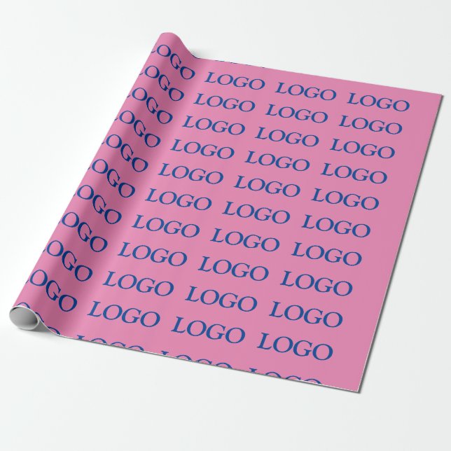 Papel De Presente Use sua imagem ou logotipo (Desenrolado)
